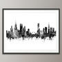 Chicago Skyline Cityscape Art Print, thumbnail 3 of 8