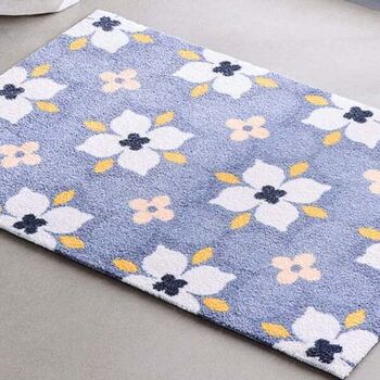 Grey Tile Washable Doormat, 2 of 2
