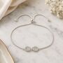 Mother And Daughter Infinity Bracelet, thumbnail 2 of 6