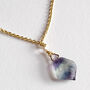 Fluorite Crystal Necklace, thumbnail 3 of 7