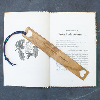 Personalised Gift Oak Bookmark, 2 of 12