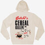 Cereal Killer Unisex Graphic Hoodie In Vanilla, thumbnail 5 of 6