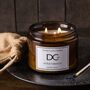 Luxury Coconut Wax Jute + Tobacco Scented Candle 500ml, thumbnail 1 of 4