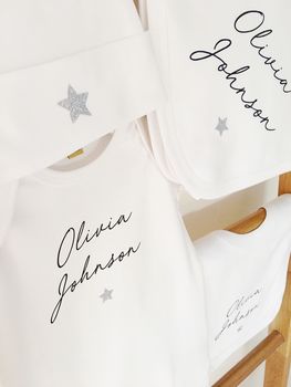 'Little Star' Personalised Baby Gift Set, 2 of 3