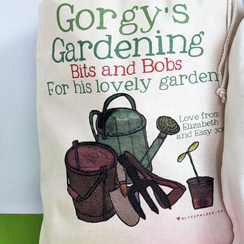 Personalised Gardening Storage Sack, 7 of 12