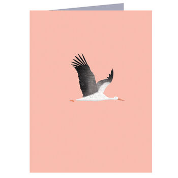 Mini Pink Stork Card, 2 of 5