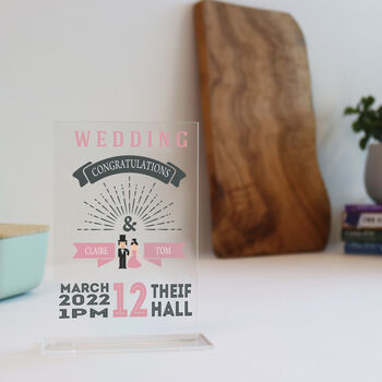 Personalised Printed Wedding Alternative Card, 2 of 4