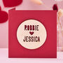 Wooden Personalised Valentine's Day Card, thumbnail 1 of 2