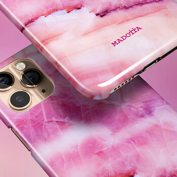 Pink Pearl Marble Case For iPhone, 3 of 4