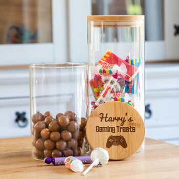 Personalised Gaming Sweets And Snacks Jar, 3 of 5