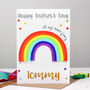 Rainbow Relation Father's Day Card, thumbnail 8 of 11