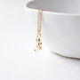 Gold Plated Lizard Necklace, thumbnail 2 of 6