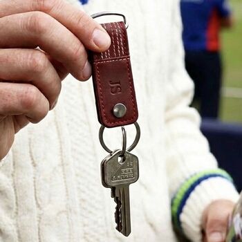 Cricket Leather Key Holder, 7 of 11