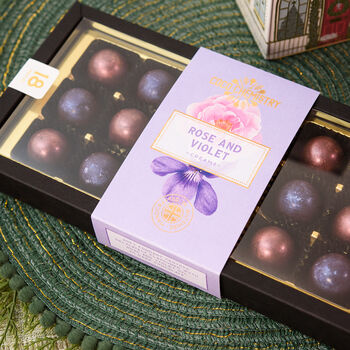 Rose And Violet Creams Chocolate Box, 2 of 2