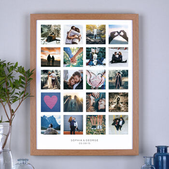Personalised Twenty Photos Couples Print, 3 of 8