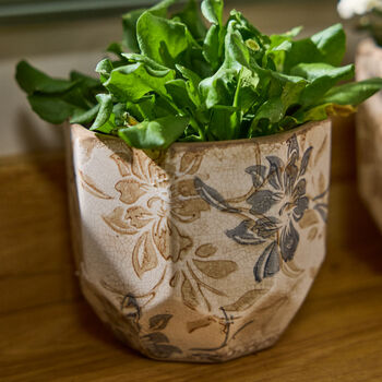 Vintage Floral Plant Pots, 4 of 5