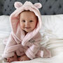 Personalised Twins Dressing Gowns With Ears, thumbnail 2 of 9