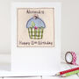 Personalised 18th Birthday Cupcake Card For Her, thumbnail 1 of 8