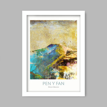 Pen Y Fan Welsh Three Peaks Poster Print, 4 of 4