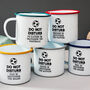 Enamel Personalised Football Mug, thumbnail 3 of 4