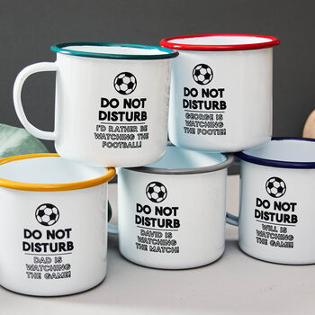 Enamel Personalised Football Mug, 3 of 4