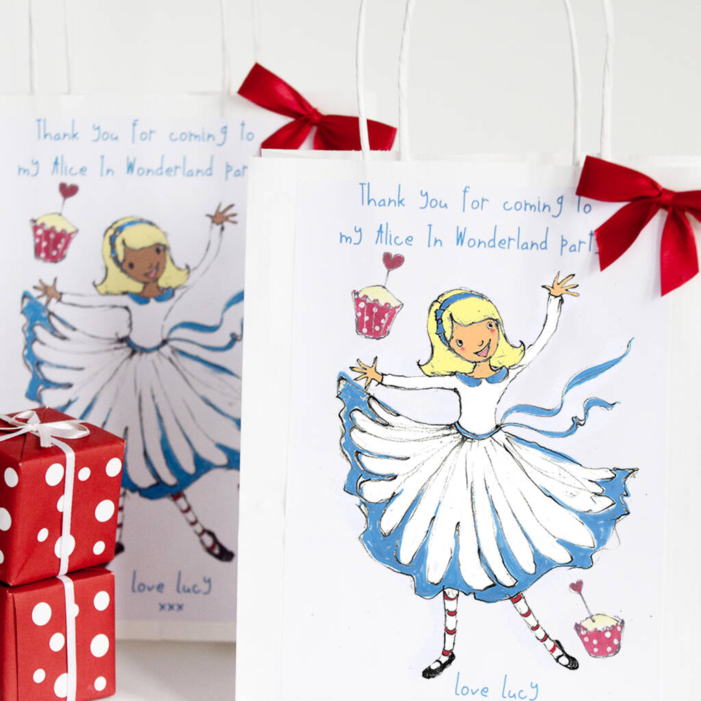 Alice In Wonderland Personalised Party Bag, 1 of 12