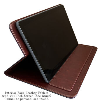 Faux Leather Personalised iPad Kindle Or Tablet Case, 3 of 3