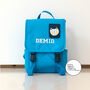 Yellow Personalised Embroidered Mini Dog Backpack, thumbnail 6 of 8