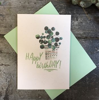 House Plant Birthday Card, 3 of 3