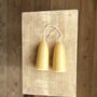 Hand Dipped Stumpie Beeswax Candles | Set Of Two, thumbnail 3 of 6