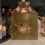 Auria Large Handmade Brass And Glass Lantern, thumbnail 1 of 8