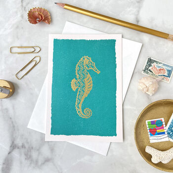 Seahorse Luxury Box Set Of Eight Note Cards, 9 of 10