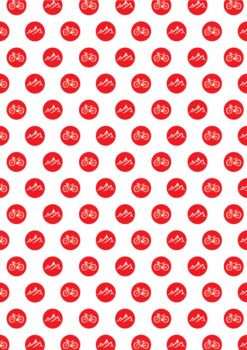 Pedalling Peaks Wrapping Paper For Cyclists, 5 of 5