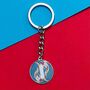 Beloved Person In Japanese Enamel Keyring Gift, thumbnail 1 of 3
