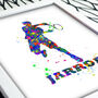 Personalised Tennis Wall Art, thumbnail 3 of 5