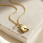 Personalised Mini Message Envelope Necklace, thumbnail 2 of 7