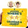 Personalised Grandad And Child Photo Gift Book ‘Wonder Where’s Grandad And Grandchild?’, thumbnail 1 of 10