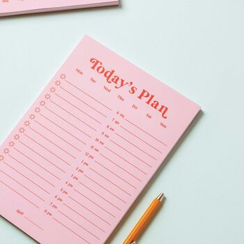 Daily Planner Pad A5 | Pink And Red, 4 of 5