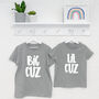 Big Cuz Lil Cuz Cousins T Shirt Set, thumbnail 1 of 4