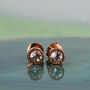 Topaz November Birthstone Gold Plated Silver Ear Jackets, thumbnail 5 of 8
