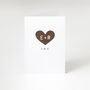 Leather Heart Anniversary Card, thumbnail 2 of 5