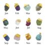 Personalised Gold Vermeil Plated Name Birthstone Chain, thumbnail 6 of 12