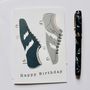 Rugby Boot Birthday Greeting Card, thumbnail 1 of 2