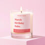Funny Birthday Gift Soy Candle March Birthday Babe, thumbnail 1 of 3