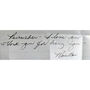 Custom Handwriting Lace Handkerchief For Bride, thumbnail 3 of 6