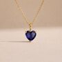 Iolite December Birthstone Gold Plated Necklace, thumbnail 3 of 5