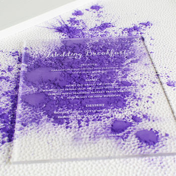 Personalised Acrylic Wedding Invitations, 4 of 7