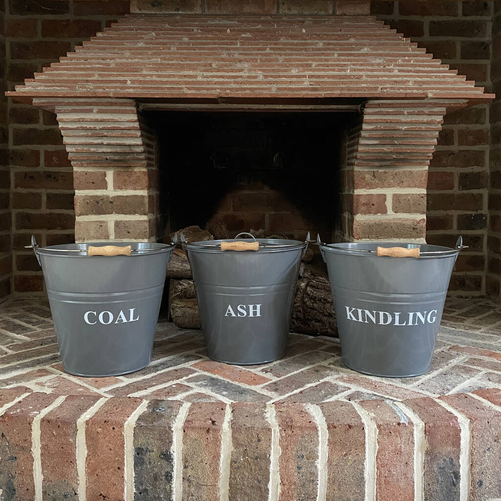 The Inglenook Coal Bucket In French Grey By Garden Selections