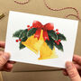 Jingle Bells Christmas Cards Pack Of Four, thumbnail 6 of 6