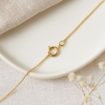 9ct Yellow Gold Extra Light Diamond Cut Curb Chain – 16in To 22in, 4 of 9